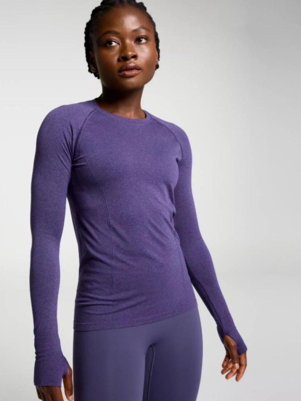 NWT Calia Seamless Long Sleeve Tee | Future Dusk Spacedye | Size XS